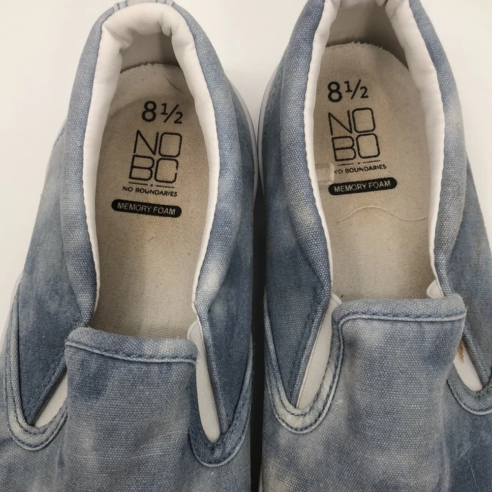 4/$20 NoBO No Boundaries Slip on Tie Dye loafers Size 8.5